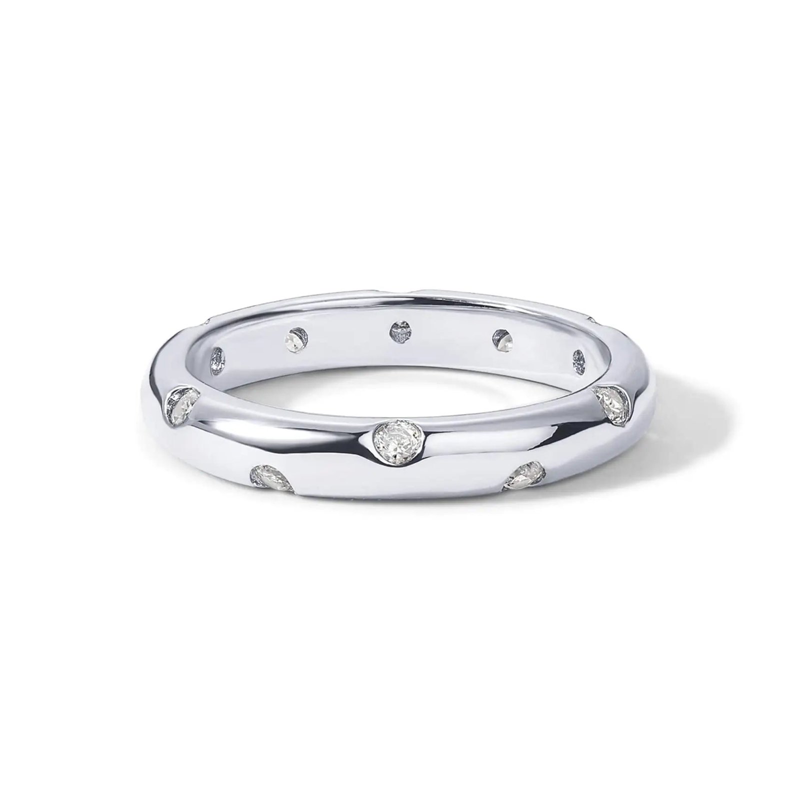 0002_6cf4f95c-857f-44b3-b778-24b2f7f9b661 0.26 Carat Lab Grown Round Diamond Engagement Ring - Image 2
