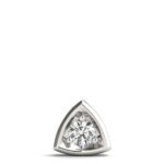 0.20 Ct To 2.00 Ct Natural Round Shape Diamond Triangle Pendant - Image 2