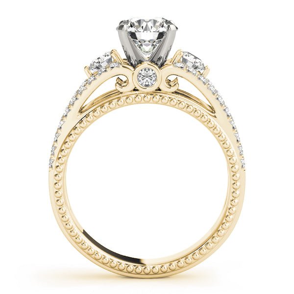 50514-E.side_.alt_36e8addb-bc23-4ac6-b3bd-e0544b49f469 Three-Stone Round Cut Lab-Grown Diamond Engagement Ring - Image 4
