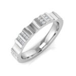 0.05-0.30ct D/VVS Lab-Grown Round Cut Diamond Half Eternity Ring