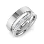 0.24ct Lab-Grown D/VVS Round Cut Diamond Half Eternity Ring - Image 3