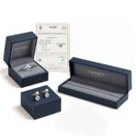 0.32ct Lab-Grown Round Cut D/VVS Diamond Bar Set Half Eternity Ring. - Image 5